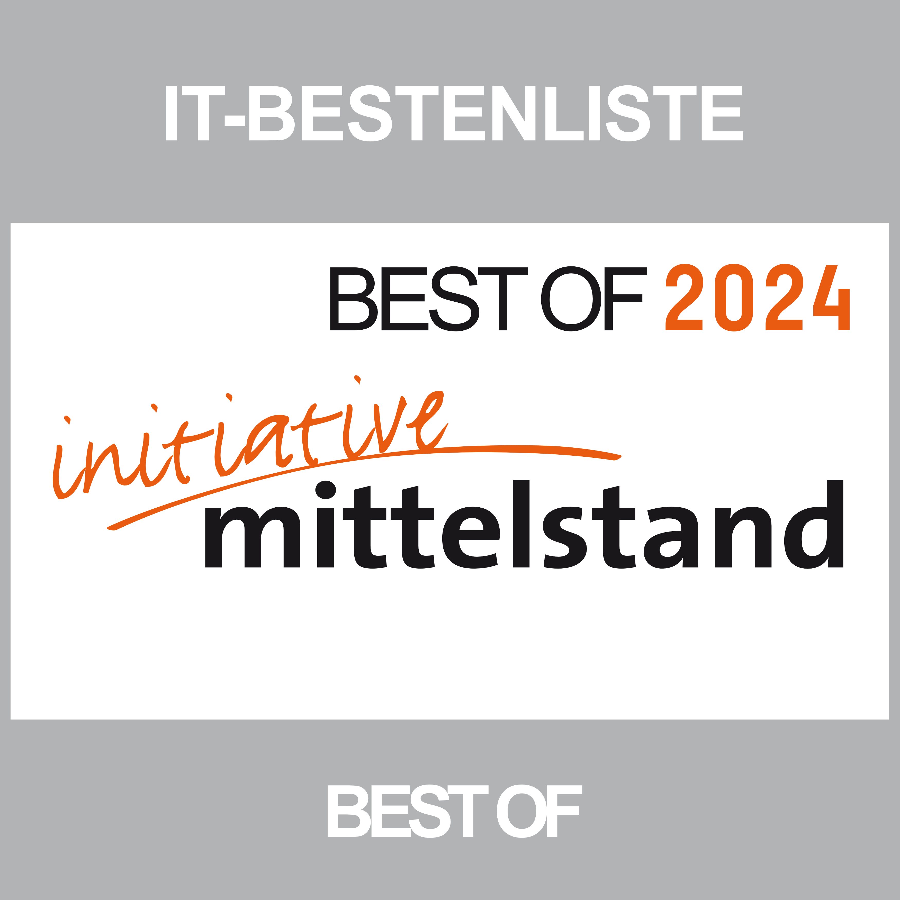 Best of 2024 Innovationspreis IT für itmRuleDesigner für visuelle Produktmodellierung von it-motive